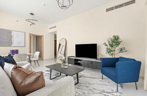Al Raha Beach Apartment | Silkhaus Bright 1BDR Stay in The View Tower