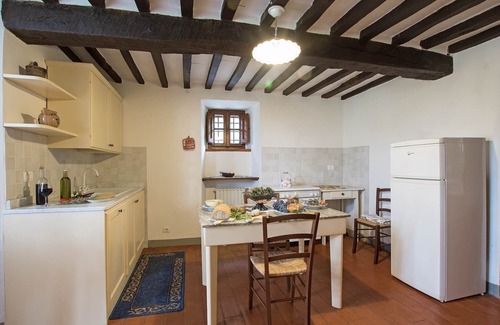 Casorbica-Salcotto Villa | Silvestro, 3 bedroom converted church villa with pool in vineyard 3K to Cortona