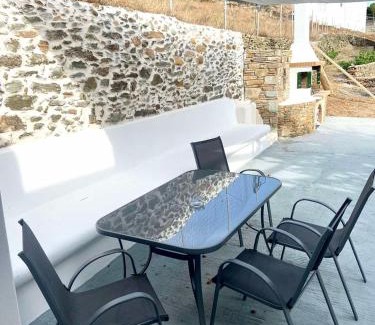 Kithnos Apartment | Simousi Studio 1 sea view on the beach
