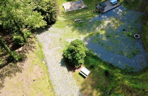 Robbinsville RV Rental | Site 2 – 50 Amp, Water, Sewer & Fire Ring