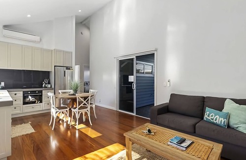 Sawtell Villa | Situated just steps from the beach, this luxurious accommodation offers premium location and more