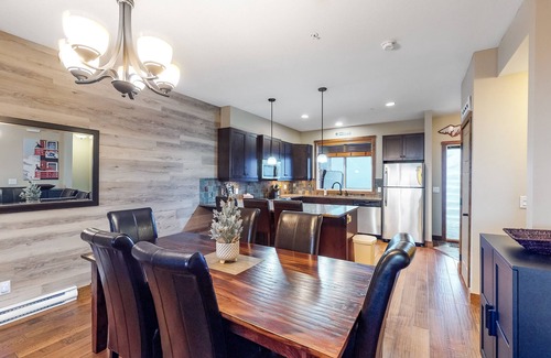 Snow Pine Estates House | Ski-in/out, dog-friendly townhouse with a private hot tub