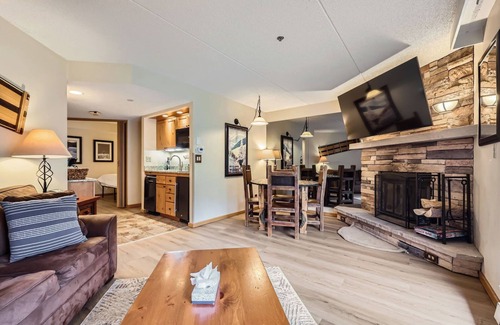 Peak 9 Condo | Ski In, Ski Out, Breckenridge Studio, Dog Friendly
