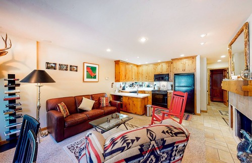 Warm Springs Condo | Ski-in/ski-out condo with pool, mountain view, balcony, & easy trail access