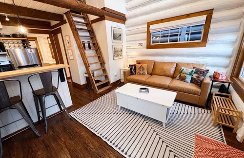 Whitefish Cabin | Ski In/Ski Out Luxury Cabin, next to Chair 3, Hot Tub, Sleeps 5, Fireplace and AC!