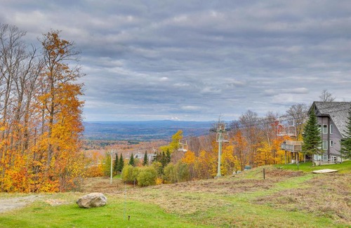 North Troy House | Ski-InandSki-Out with Sauna in Jay Ski Peak Resort!