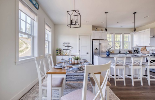 Depoe Bay House | Sky-High King Suite, Ocean Views, Hot Tub, Game Room, Media Room in Depoe Bay!