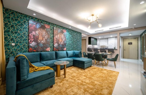 Downtown Dubai Apartment | Sky-high Oasis Burj Khalifa Views, Rooftop Infinity Pool, 3BR apartment in Paramount Hotel Midtown