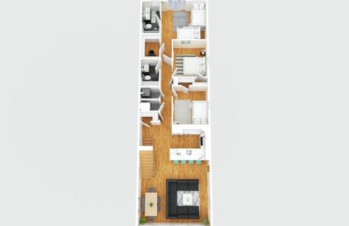 Communipaw Apartment | Sky High Retreat near NYC with Rooftop!
