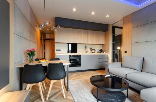 Baluty Apartment | SKY Home- Wood Penthouse -Manufaktura, Parking, Klimatyzacja, Dostęp na Kod