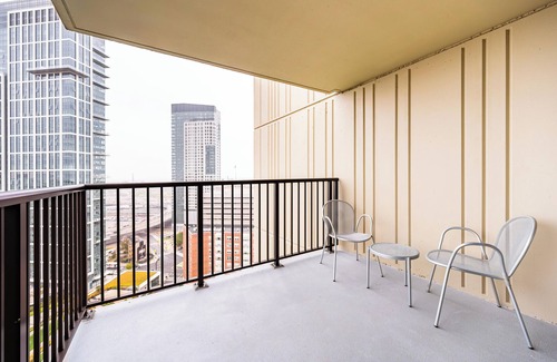 West End Apartment | Sleek One-Bedroom Apartment with Balcony in Boston