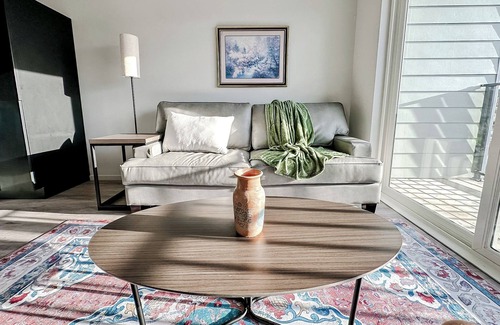 Downtown Omaha Apartment | Sleepover: Hip 1BD/1BA + Balcony- Downtown Omaha