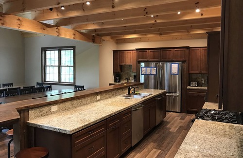 Saugatuck House | Sleeps 34! new home on 17 acres with pond, pool, volleyball court, trails