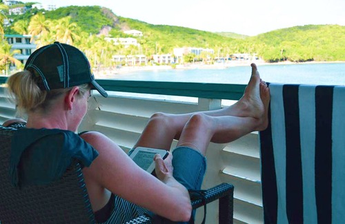 Bolongo Bay Condo | Slice of Paradise - RIGHT ON THE WATER! .60 second walk to the beach