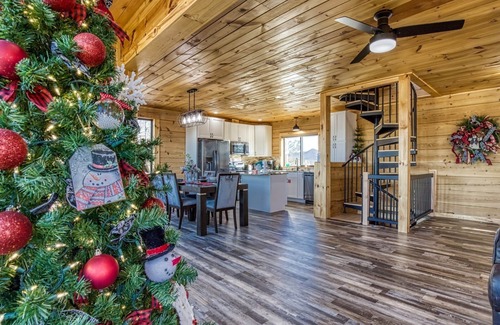 Dandridge Cabin | Smoky Lake Retreat 3 Bedroom Cabin by RedAwning