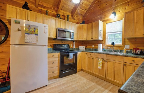 Rocky Grove Cabin | Smoky Mountain Cabin w/Hot Tub and Fire pit