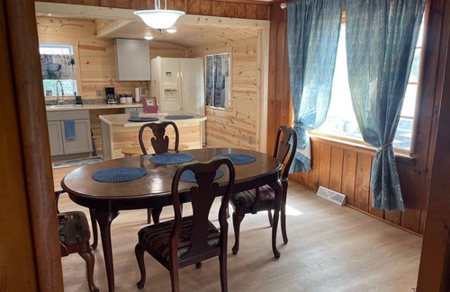Vanderbilt Cottage | Snow his here sled from your door Cozy 3 bedroom cottage in town-pet friendly!