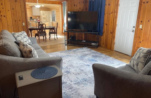 Vanderbilt Cottage | Snow his here sled from your door Cozy 3 bedroom cottage in town-pet friendly!