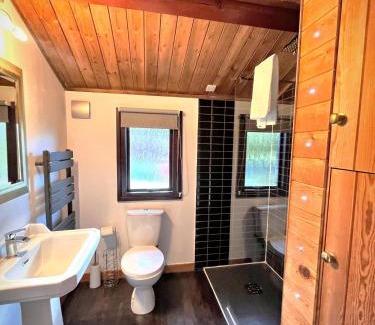 Llanybri Ski Chalet | Snowdrop 10-Hot Tub-Woodlandlodges-St Clears-Pembrokeshire