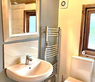 Llanybri Ski Chalet | Snowdrop 13-Hot Tub-Woodlandlodges-Carmarthenshire