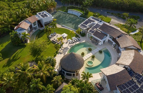 Yarary - Cap Cana House | Soaring Circular Home in Paradise with Multiple-Sports Court, Gym & Home Theater