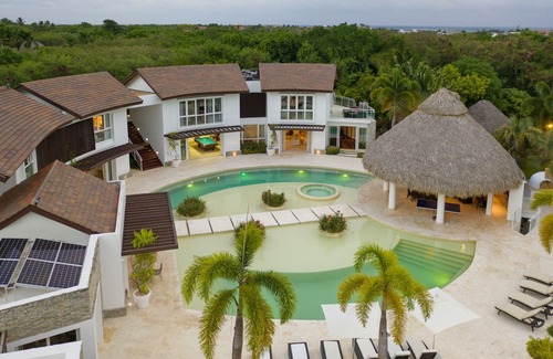 Yarary - Cap Cana House | Soaring Circular Home in Paradise with Multiple-Sports Court, Gym & Home Theater