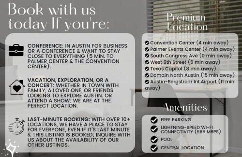 Bouldin Apartment | SOCO Downtown View I Free Pkg