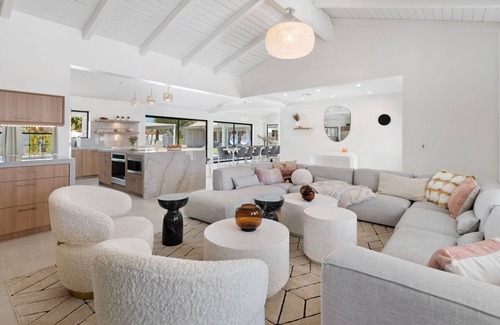 Racquet Club West House | Solaris - Modern Mediterranean Estate with Pool, Spa and Fire Pit