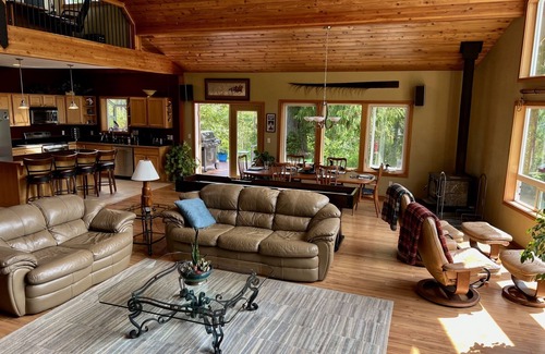 Port Angeles House | SOLITUDE! 10 acres on Elwha River- Olympic Park Mountains & River Views