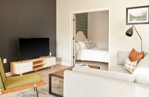 Mill District Apartment | Sonder at Vicinity | Extended Stay 2BR Apartment w/ Balcony & Parking