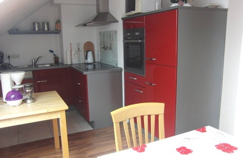 Volkach Apartment | Sonnige Ferienwohnung für 2-6 Personen in Volkach - ebenerdige Dusche!