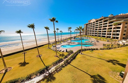 Sandy Beach Condo | Sonoran Spa E305 - 2 BR Next to the Pool, High Speed Wi-Fi - Beachfront Upper Floor Luxury Condo