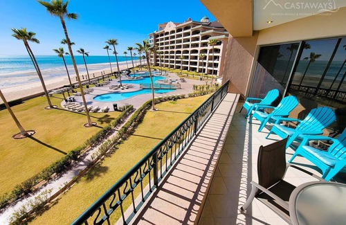 Sandy Beach Condo | Sonoran Spa E305 - 2 BR Next to the Pool, High Speed Wi-Fi - Beachfront Upper Floor Luxury Condo