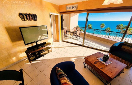 Sandy Beach Condo | Sonoran Spa E509 - 2 BR Next to the Pool, High Speed Wi-Fi - Beachfront Upper Floor Luxury Condo
