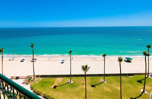 Sandy Beach Condo | Sonoran Spa E705 - 2 BR Next to the Pool, High Speed Wi-Fi - Beachfront Upper Floor Luxury Condo