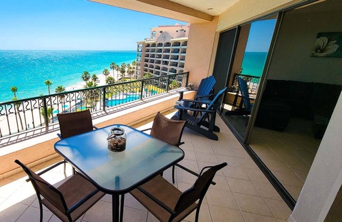 Sandy Beach Condo | Sonoran Spa E705 - 2 BR Next to the Pool, High Speed Wi-Fi - Beachfront Upper Floor Luxury Condo