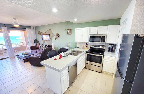 Sandy Beach Condo | Sonoran Spa N502 - 1 BR Next to the Pool, High Speed Wi-Fi - Beachfront Upper Floor Luxury Condo
