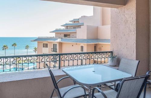 Sandy Beach Condo | Sonoran Spa N504 - 1 BR Next to the Pool, High Speed Wi-Fi - Beachfront Upper Floor Luxury Condo