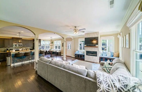 Charlotte House | South End Home: Pool + Spa+ Firepit+ Arcade