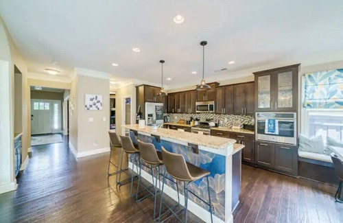 Charlotte House | South End Home: Pool + Spa+ Firepit+ Arcade
