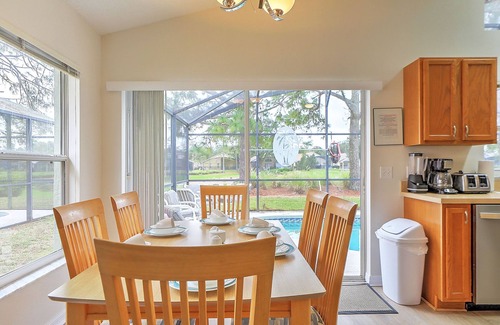 Haines City Villa | South facing Pool off South Dunes golf fairway