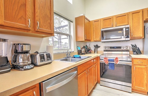 Haines City Villa | South facing Pool off South Dunes golf fairway