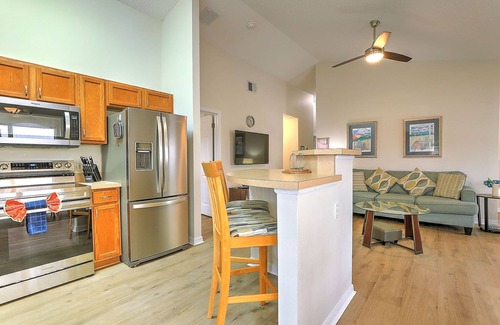 Haines City Villa | South facing Pool off South Dunes golf fairway