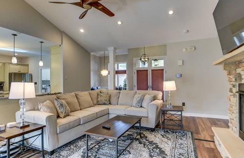 Terrell House | Southern Exposure - Charming Lake Front Home - Private Dock, Screened in Porch, Hot Tub
