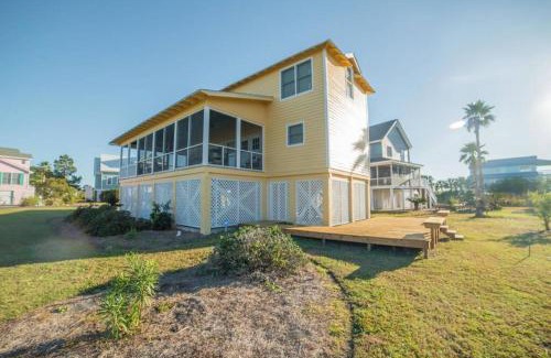 Beachwalk House | Southern Sunshine! Beach views and steps to the sand, short golf cart ride to the pool.
