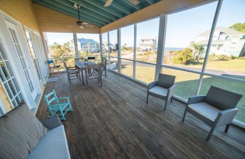 Beachwalk House | Southern Sunshine! Beach views and steps to the sand, short golf cart ride to the pool.