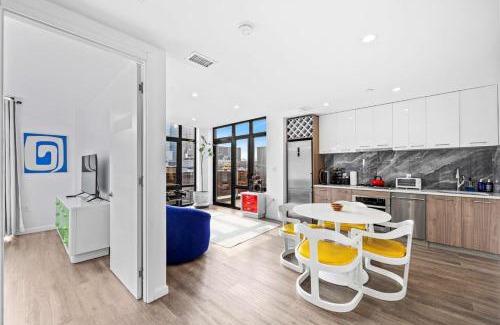 Little Italy Apartment | Space Age Soho Penthouse Private Balcony With BBQ