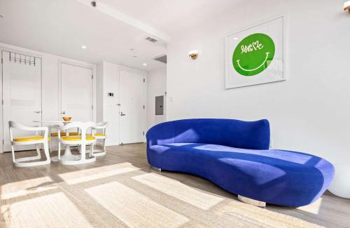 Little Italy Apartment | Space Age Soho Penthouse Private Balcony With BBQ