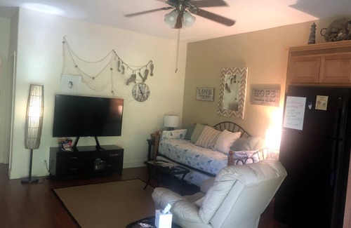 Titusville Apartment | Space Coast 1BR/1Bath Apartment Sleeps 4-Close to Everything