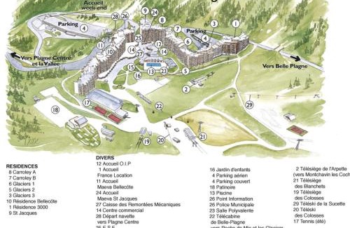Macot-la-Plagne Apartment | Spacieux appart rénové, 3 pièces + cabine, proche pistes, 8 pers, animaux admis - FR-1-181-1913